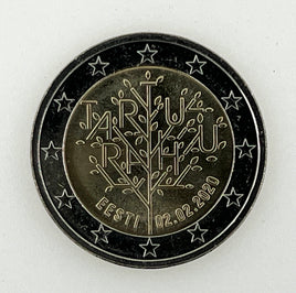 2 Euro special coin Estonia 2020 "100th Years of Peace of Tartu" 