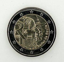 2 Euro commemorative coin France 2020 "Charles de Gaulle"