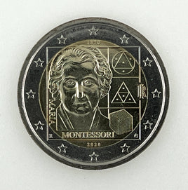 2 euro commemorative coin Italy 2020 "Maria Montessori"