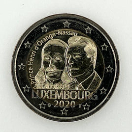 2 Euro Sondermünze Luxemburg 2020"200.Geburtstag von Prinz Henri"