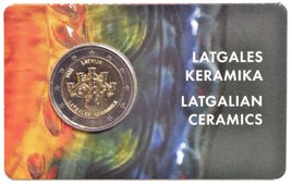 Coincard 2 Euro Sondermünze Lettland 2020 "Keramik"