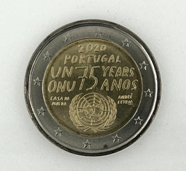 2 euro commemorative coin Portugal 2020 "United Nations"