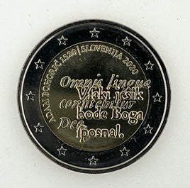 2 euro commemorative coin Slovenia 2020 "500th birthday of Adam Bohoric"