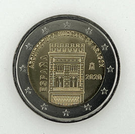 2 Euro commemorative coin Spain 2020 "Mudejars in Aragon"