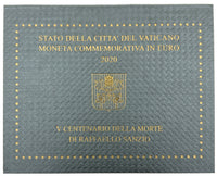 2 euro commemorative coin Vatican 2020"500th anniversary of Raffaello Sanzio's death "in blister pack