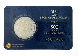 Coincard (FR) 2 Euro commemorative coin Belgium 2021 "Karlsgulden" ST 