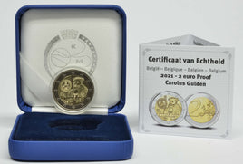 Proof 2 Euro special coin Belgium 2021 "Karlsgulden" proof 