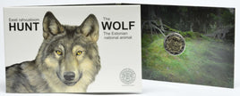 Coincard 2 Euro Sondermünze Estland 2021"Wolf"
