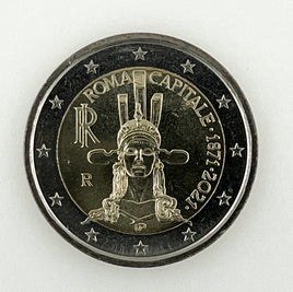 2 euro commemorative coin Italy 2021 "150th anniversary of the capital Rome"