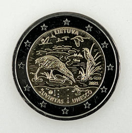 2 euro commemorative coin Lithuania 2021 "Žuvintas Biosphere Reserve"