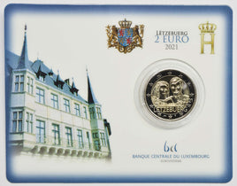 Coincard 2 euro commemorative coin Luxembourg 2021 "40th wedding anniversary of Grand Duke Henri"