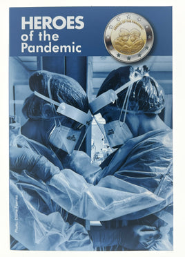 Coincard 2 Euro Sondermünze Malta 2021"Helden der Pandemie"
