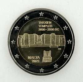 2 Euro special coin Malta 2021 "Temple Tarxien"