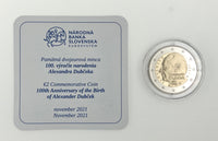 PP 2 euro commemorative coin Slovakia 2021 "Alexander Dubcek"