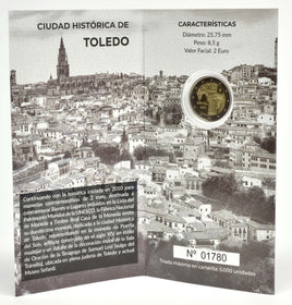 PP 2 Euro Commerativ Coin Spain 2021 "Old Town of Toledo" Proof