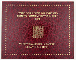 2 Euro Sondermünze Vatikan 2021"Dante Alighieri"im Blister
