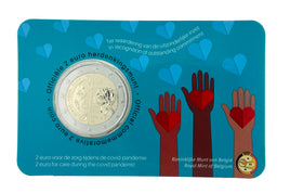 Coincard ( NL ) 2 Euro Commerativ Coin Belgium 2022 "Healthcare "ST