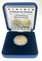 PP 2 Euro Commerativ Coin Belgium 2022 "Healthcare "Proof