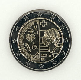 2 euro commemorative coin Belgium 2022 "Healthcare"