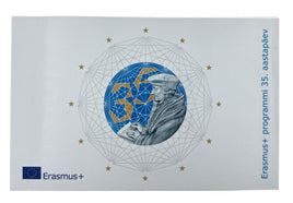 Coincard 2 Euro Sondermünze Estland 2022"Erasmus"