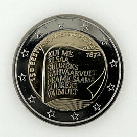 2 Euro Commerativ Coin Estonia 2022 "Literature Society"