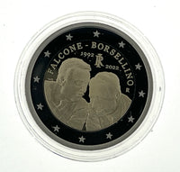 PP 2 Euro Commerativ Coin Italy 2022 "Falcone-Borsellino "Proof