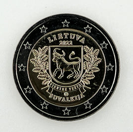 2 Euro Commerativ Coin Lithuania 2022 "Regions-Suvalkija"