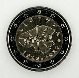 2 euro commemorative coin Lithuania 2022 "Basketball"