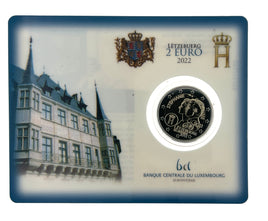 Coincard 2 Euro Sondermünze Luxemburg 2022"10.Hochzeitstag"