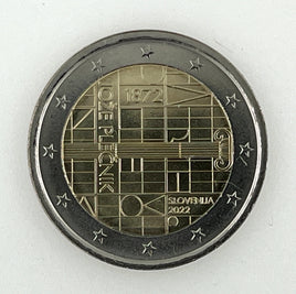 2 Euro Commerativ Coin Slovenia 2022 "Joze Plecnik"