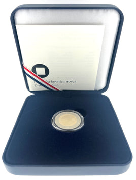 PP 2 Euro Commerativ Coin Croatia 2023 "Introduction of the Euro "Proof