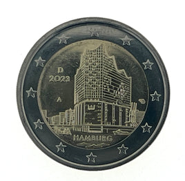 2 euro commemorative coin Germany 2023 "Hamburg"