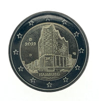 2 euro commemorative coin Germany 2023 "Hamburg"