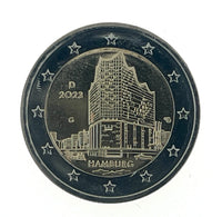 2 euro commemorative coin Germany 2023 "Hamburg"