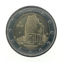 2 euro commemorative coin Germany 2023 "Hamburg"