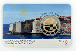 PP Coincard 2 euro commemorative coin Croatia 2023 "Introduction of the euro"