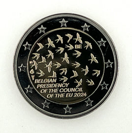 2 Euro Sondermünze Belgien 2024"Ratspräsidentschaft"