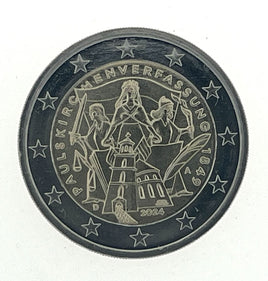 2 Euro Sondermünze Deutschland 2024 "Paulskirchenverfassung" Wahlweise