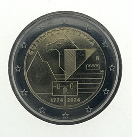 2 Euro Sondermünze Italien 2024"Finanzpolizei - Guardia Finanz"