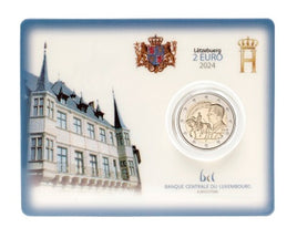 Coincard 2 Euro Sondermünze Luxemburg 2024"Guillaume II"