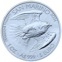 1 ounce 5 euro silver coin San Marino 2024 "Peregrine Falcon"