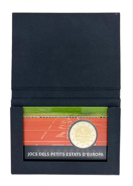 PP 2 Euro Sondermünze Andorra 2025 "Spiele der kleinen Staaten von Europa" Polierte Platte