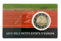 PP 2 Euro Sondermünze Andorra 2025 "Spiele der kleinen Staaten von Europa" Polierte Platte