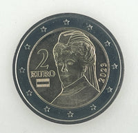 2 Euro Kursmünze Österreich "Berta von Suttner"