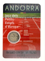 Coincard 2 Euro Sondermünze Andorra 2025 "Spiele der kleinen Staaten von Europa"