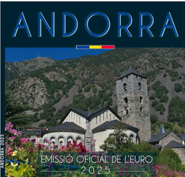 KMS Andorra 2025 3,88 € 1 Cent - 2 Euro Stempelglanz