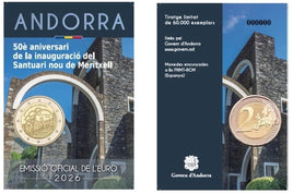 Coincard 2 Euro Sondermünze Andorra 2026 "Einweihung des neuen Heiligtums von Meritxell"