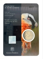 Coincard 2 Euro Sondermünze Andorra 2025 "Der Bartgeier"