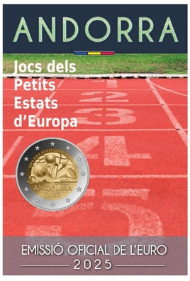 Coincard 2 Euro Sondermünze Andorra 2025 "Spiele der kleinen Staaten von Europa"