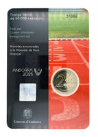 Coincard 2 Euro Sondermünze Andorra 2025 "Spiele der kleinen Staaten von Europa"